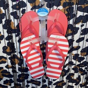 LITTLE GIRLS SUN & SKY FLIP FLOP SANDALS BUNDLE